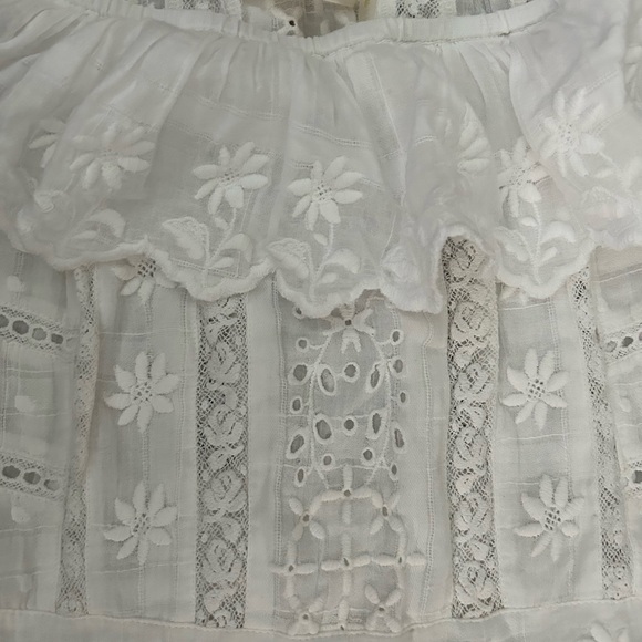 Loveshackfancy Niko Ruffled Eyelet Maxi Dress size 4 - Picture 10 of 11